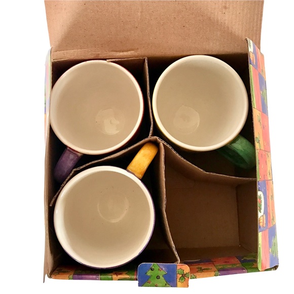 SANGO Sweet Shoppe Christmas by Sue Zipkin Snowman Box of 3 Mugs #3041-50 - Picture 9 of 9